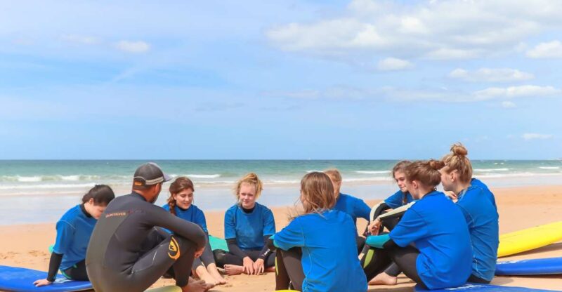 Vilamoura: Surf Lesson at Falésia Beach - Equipment and Safety Measures Included