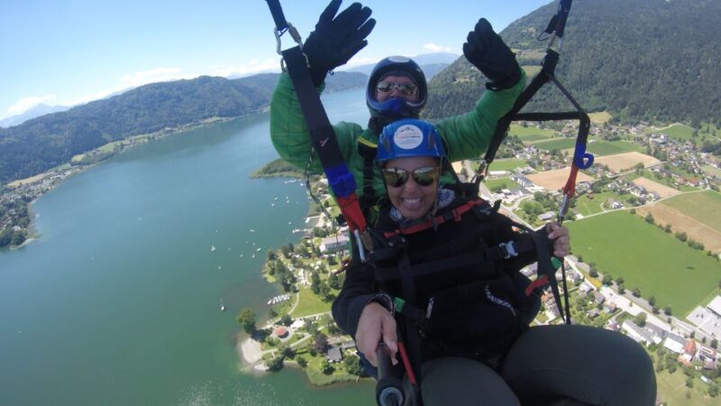 Villach/Ossiachersee: Paragliding "Action" Tandemflug - Key Points