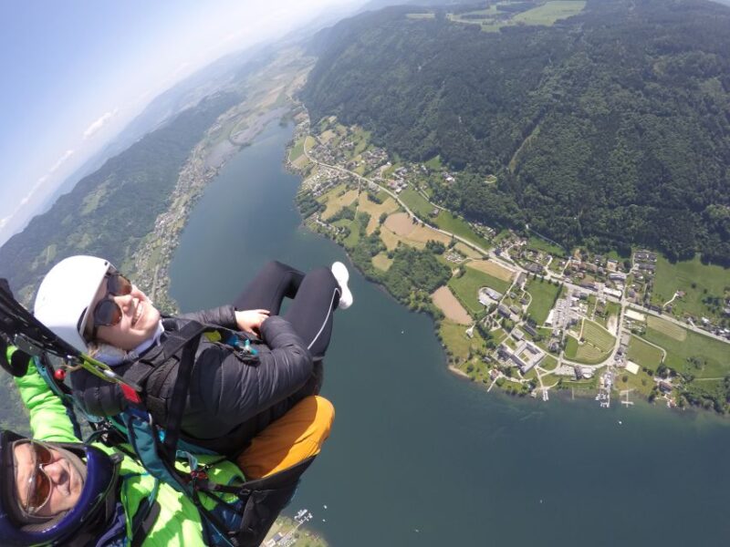 Villach/Ossiachersee: Paragliding "Action" Tandemflug - The Paragliding Experience: Fly Like an Eagle