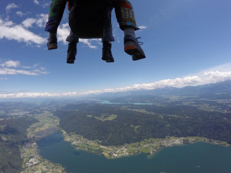 Villach/Ossiachersee: Paragliding "Action" Tandemflug - The Stress-Free Landing and Post-Flight Comfort