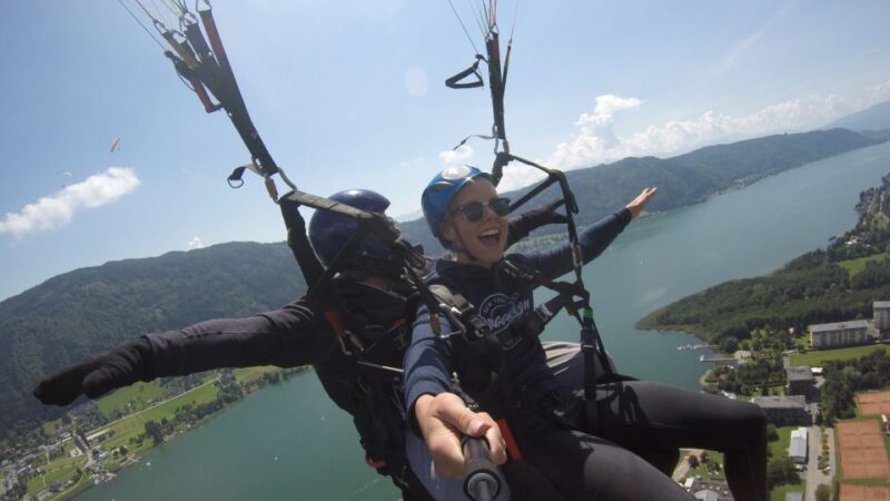 Villach/Ossiachersee: Paragliding "Panorama" Tandemflug - Key Points