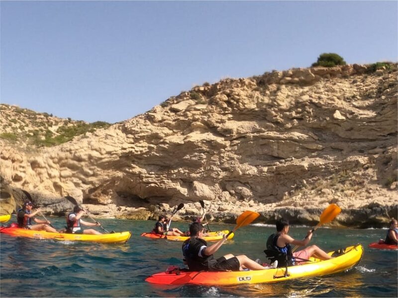 Villajoyosa: Excursión guiada en kayak con snorkel - Flexibility and Booking Details