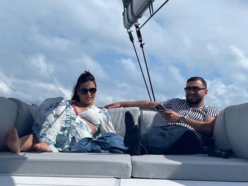 Villeneuve-Loubet: Small group catamaran day cruise - Key Points