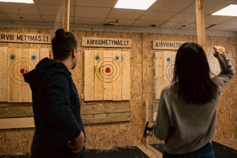 Vilnius: Indoor Axe-Throwing Experience - Key Points