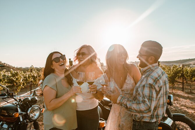 Vineyard Rides Paso Robles Sidecar Wine Adventure - Meeting at Cass Winery in Paso Robles