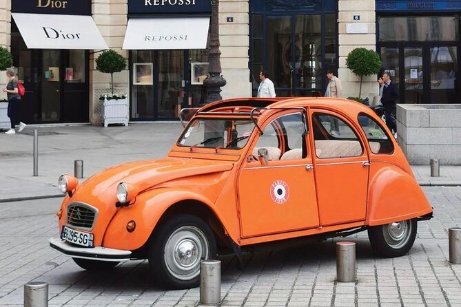 Vintage 2CV Adventure: 1-Hour Paris Highlights Tour - Logistics and Booking Details