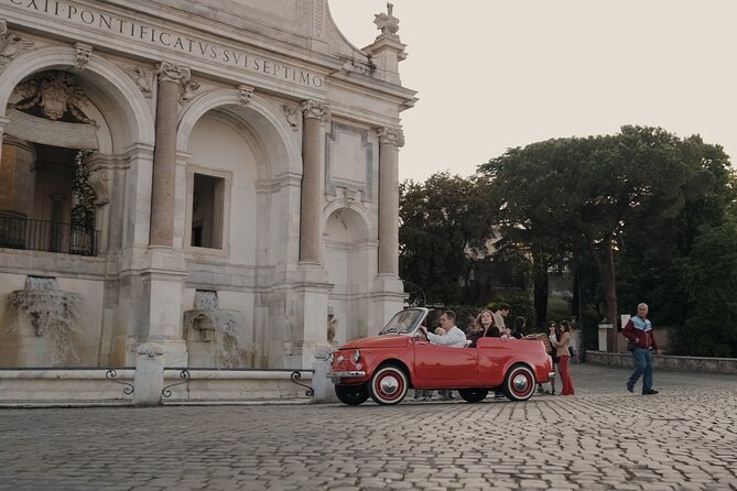 Vintage Fiat 500 Cabriolet: Rome's Highlight Semi Private Tour - Taking in Trastevere’s Bohemian Atmosphere