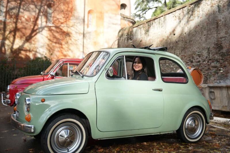 Vintage Fiat500 car Tour by Professional Photographer - Meeting Point, Logistics, and Group Options