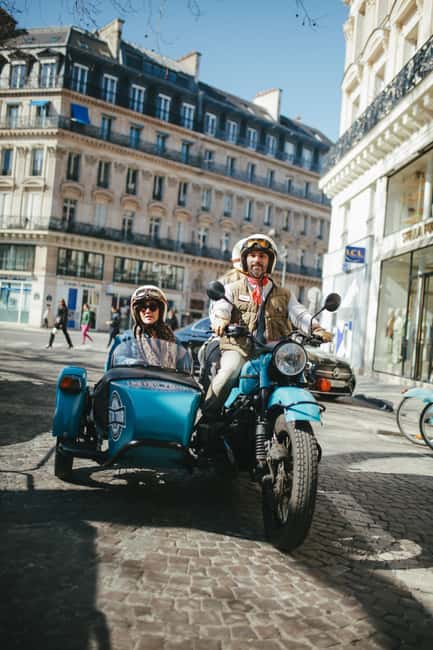 Vintage Sidecar Olympic Tour in Paris - Crossing Paris’s Romantic Bridges Over the Seine