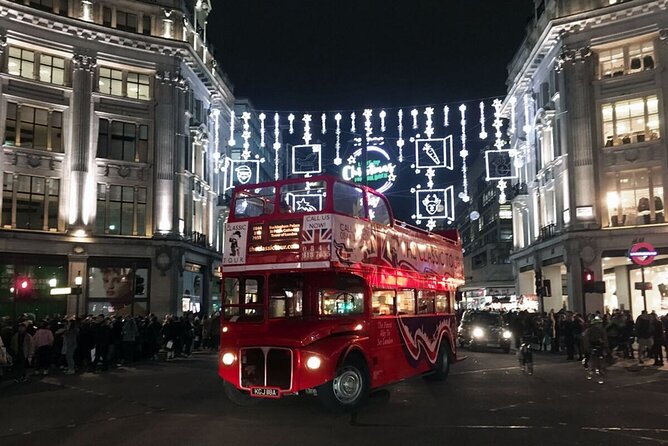 Vintage Top Deck London Christmas Lights Tour - Key Points