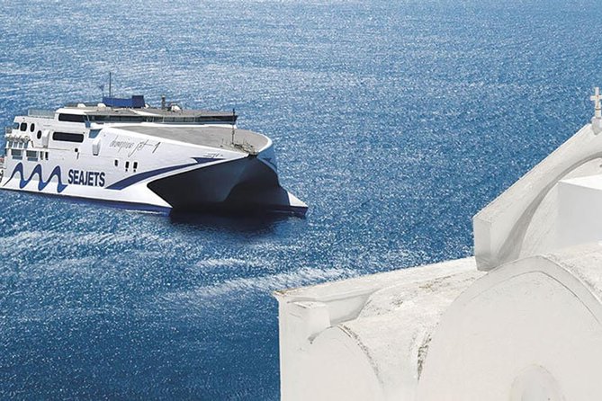VIP Ferry Ticket From Piraeus Port To Santorini & Private Transfer Included - Onboard Experience and Comfort