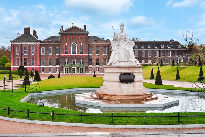 VIP Kensington Palace Gardens Tour & Royal Tea Crown Experience - Kensington Palace Exterior and Royal Stories