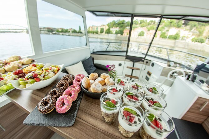 VIP Prague YachtBoat ONE Experience: All-You-Can-Drink - The Experience of the Vltava River in Style
