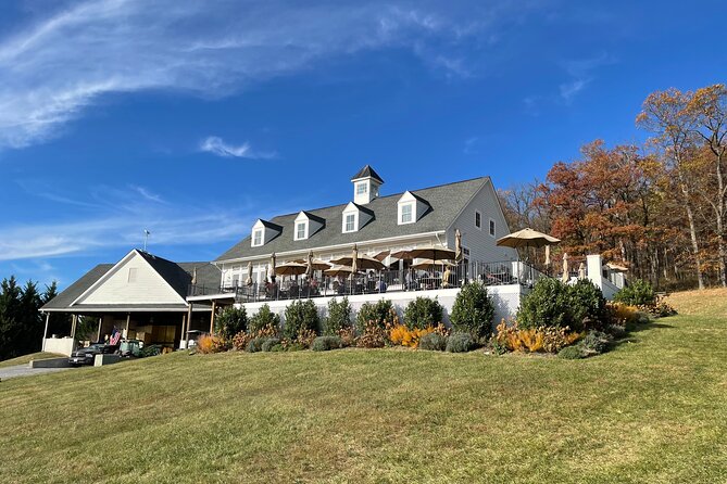 Virginia Winery Excursion by Luxury Vehicle Three wineries - What’s Included and What’s Not