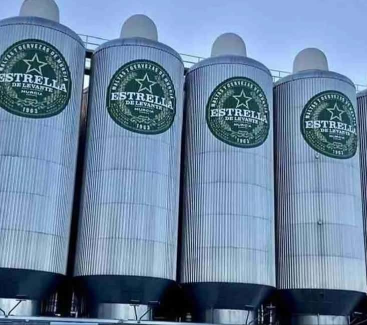 Visit a brewery in Murcia with tasting and tapas included, plus transfer - Guided Tour of the Estrella Levante Brewery