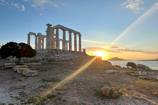 Visit Acropolis Parthenon & Private Luxury Sunset PoseidonTemple - Sunset at Cape Sounion and the Temple of Poseidon