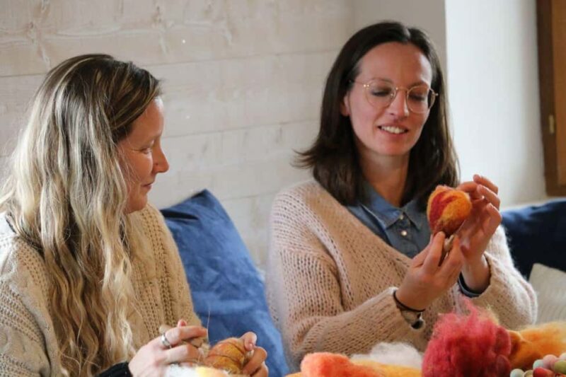 Visit an alpaca farm and create a small wool object near Lyon - Key Points