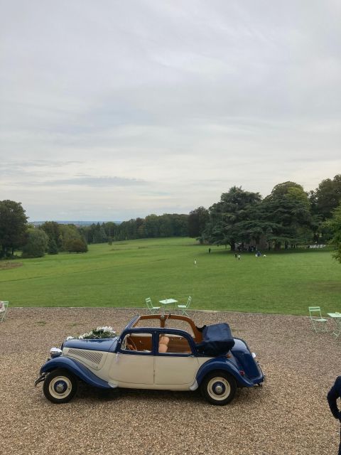 Visit in classic car Paris Chantilly Versailles Auvers - Visiting Versailles in Style