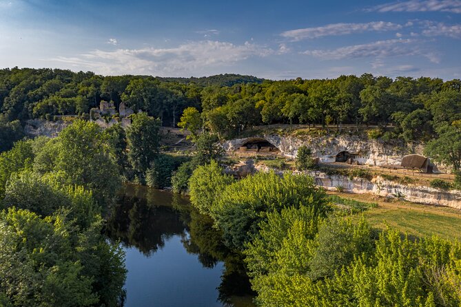 Visit of the Troglodytic Village of Madeleine - Medieval Village and Castle Ruins