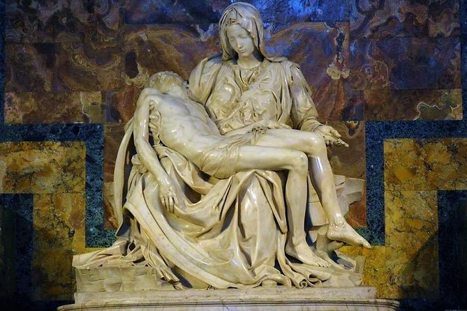 Visit Rome Highlights in 1 Day: VIP Coliseum and Vatican Tour, lunch & transfers - Seeing St. Peter’s Basilica and Michelangelo’s Pieta