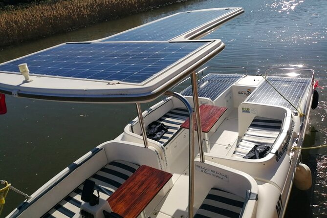 Visit Silves & Explore the Arade River | Eco-Friendly Solar Boat - Cross the Oldest Road Bridge of Portimão