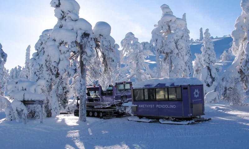 Visit to Amethyst Mine in Luosto from Rovaniemi - Climbing Lampivaara Fell in Winter Conditions