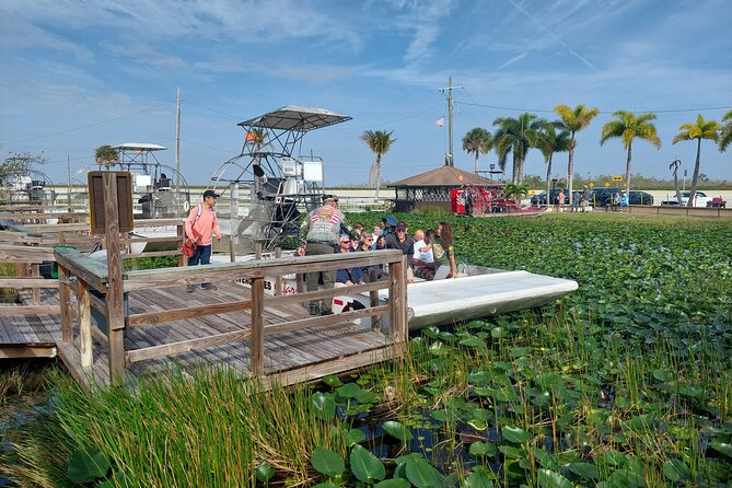 Visit to the Everglades in French - Included and Excluded Items in the Tour