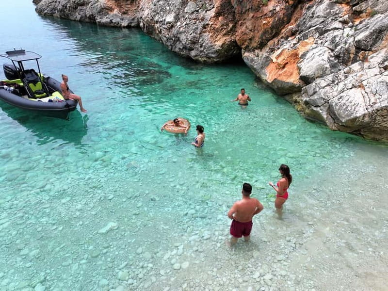 Vlora: Grama Bay and Blue Cave Speedboat Tour Adventure - Cruising the Karaburun Peninsula’s Rugged Coastline