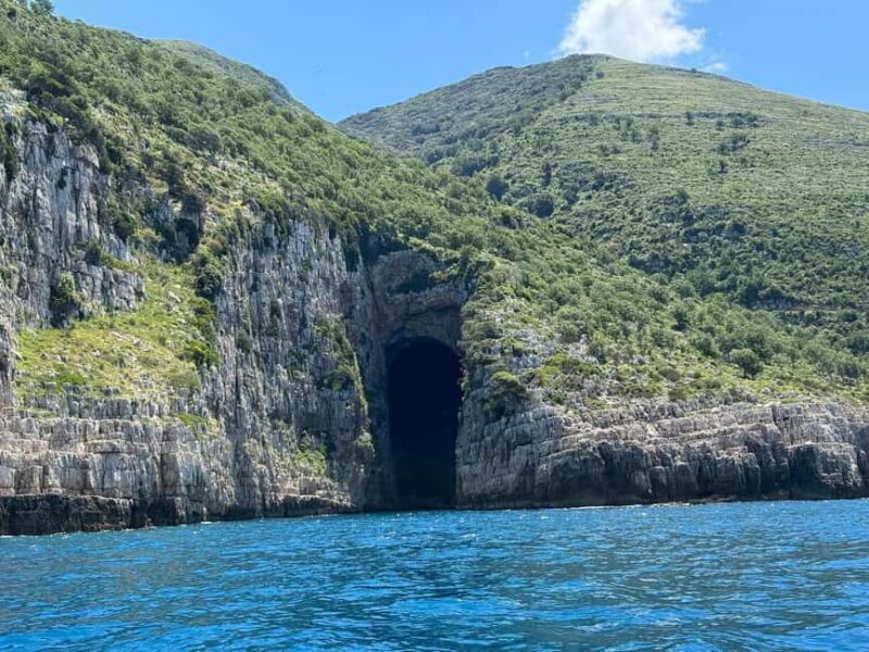 Vlora: Haxhi Ali Cave and Shën Vasil Beach Boat Tour - Exploring the Haxhi Ali Cave with a Local Guide
