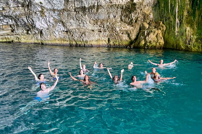 Vlore Grama Bay Beaches & Caves Small-Group Speedboat Tour - Key Points