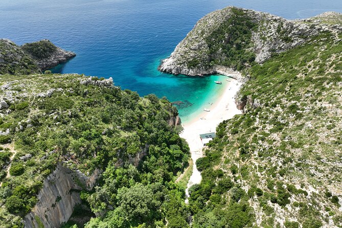 Vlore Grama Bay Beaches & Caves Small-Group Speedboat Tour - Exploring Dafina Bay and Its Underwater Wonders