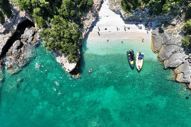 Vlore Speedboat Tour to Haxhi Ali Cave - Visiting Cape Galoveci and St. Jani Beach
