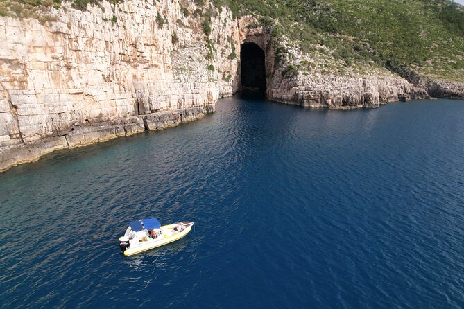 Vlore Speedboat Tour to National Marine Park Sazan-Karaburun - The Beauty of Karaburun’s Limestone Coast