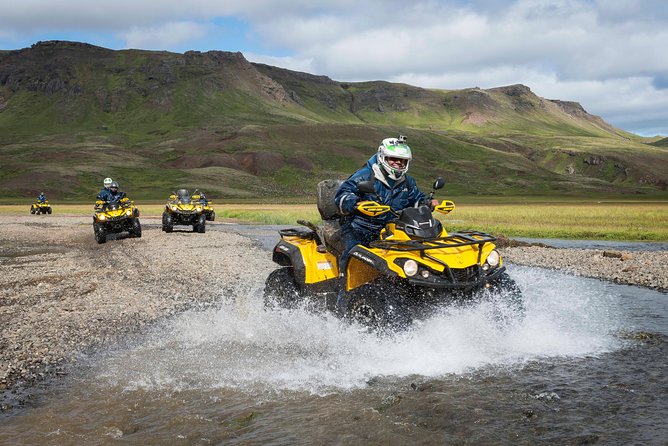 Volcanic Springs ATV adventure from Reykjavik - Exploring Lava Fields and the Shores of Lake Hafravatn