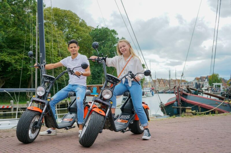 Volendam: E-Scooter Rental - Explore Monnickendam’s Charming Harbor and Historic Houses