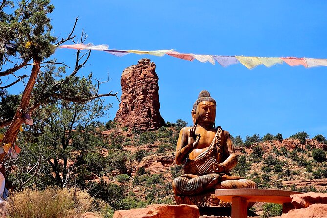 Voted Best in Sedona-Private Wine Tour of Vortex, Wine & Shopping - Visit the Amitabha Stupa and Peace Park