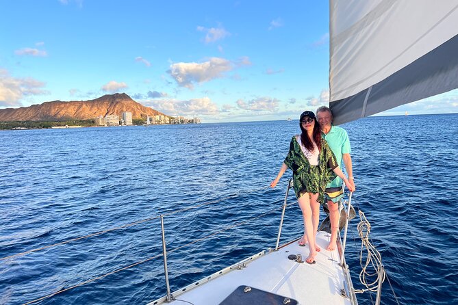 Waikiki private Day Tour and Sunset sail for couples - The Captain and the Private Yacht "The Universe"