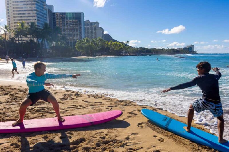 Waikiki: Surf Lesson & Bonus Beach Setup (Chairs & Umbrella) - Equipment and Safety Gear Provided