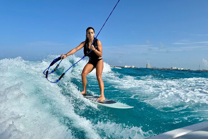 Wake Surfing Lessons and Snorkeling #1 Experience Cancun 4hr - Wake Surfing and Snorkeling Combo in Cancun for $1,169.10 per Group