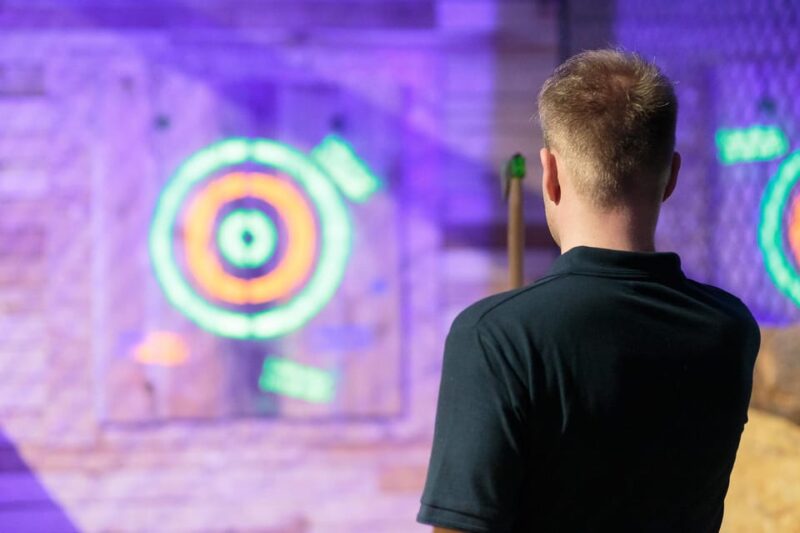 Warsaw: Axe Throwing Experience - The Bar and Refreshments During Breaks