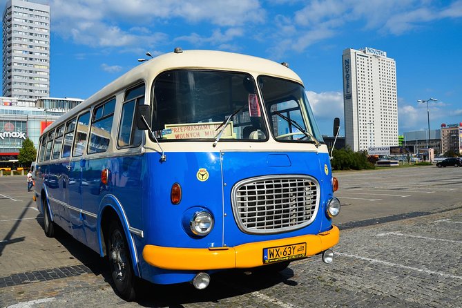 Warsaw City Sightseeing in a Retro Bus for Groups - Comfortable Transportation and Guided Commentary