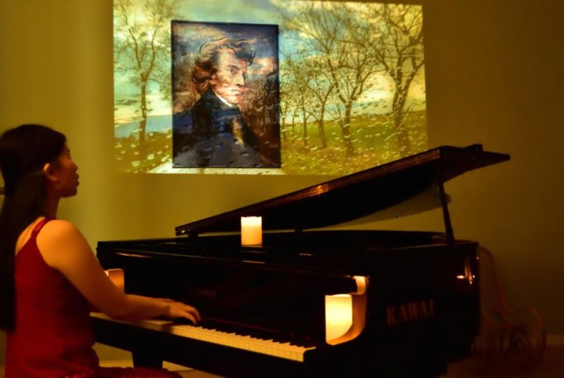 Warsaw Concert: Chopin  Painted by Candlelights with Wine - Key Points
