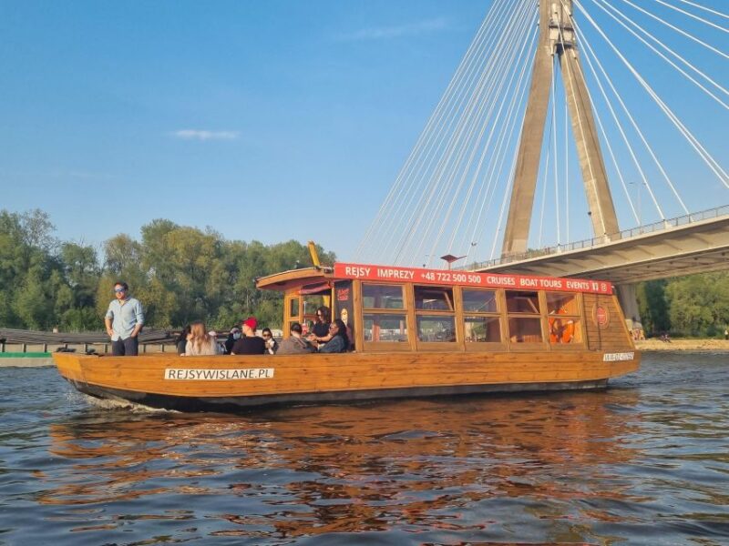 Warsaw: Evening Vistula Cruise with Welcome Drink - The Galar Wilany: A Wooden Ship with Two Decks