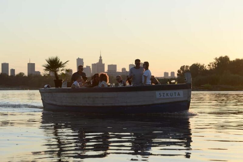 Warsaw: Private Cruise on a wooden boat - max. 12 pax - Discover Warsaw from the Water on a Private Wooden Boat Tour