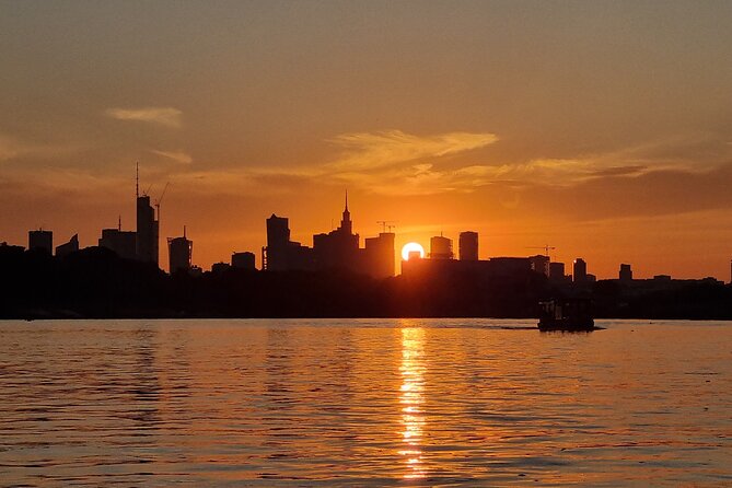 Warsaw Vistula River Sunset Cruise with Welcome Drink - Key Points