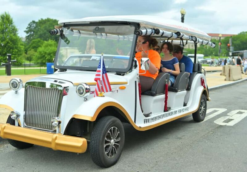 Washington DC: Guided Monuments Tour by E-Cart with Blankets - The Unique Style of the Electric Cart Experience in Washington DC