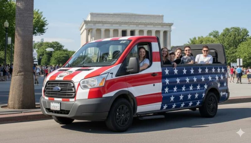 Washington DC History&Monuments Open Air Minibus Guided Tour - Washington, D.C. Landmarks on a Compact 2-Hour Ride