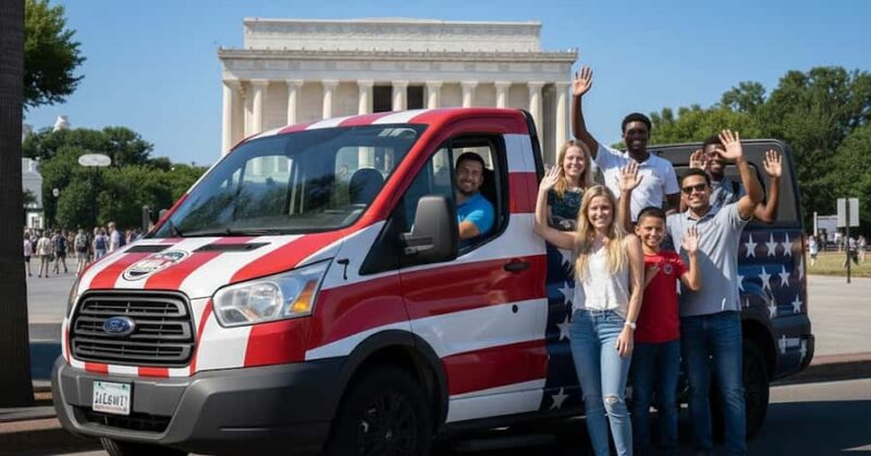 Washington DC History&Monuments Open Air Minibus Guided Tour - Flexibility with Tour Timing: Day or Night