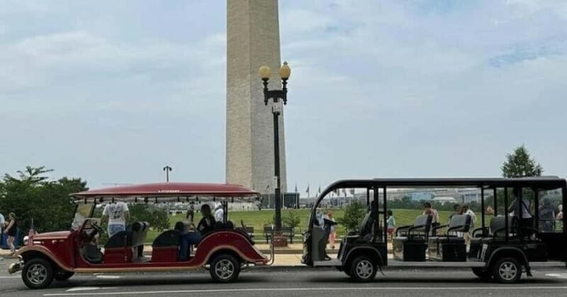 Washington DC Monuments & History Guided Electric Cart Tour - Key Points