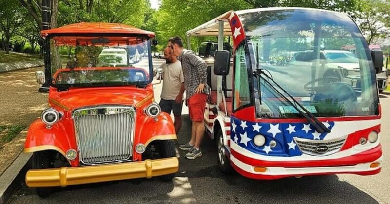 Washington DC Monuments & History Guided Electric Cart Tour - Starting Point and Tour Duration